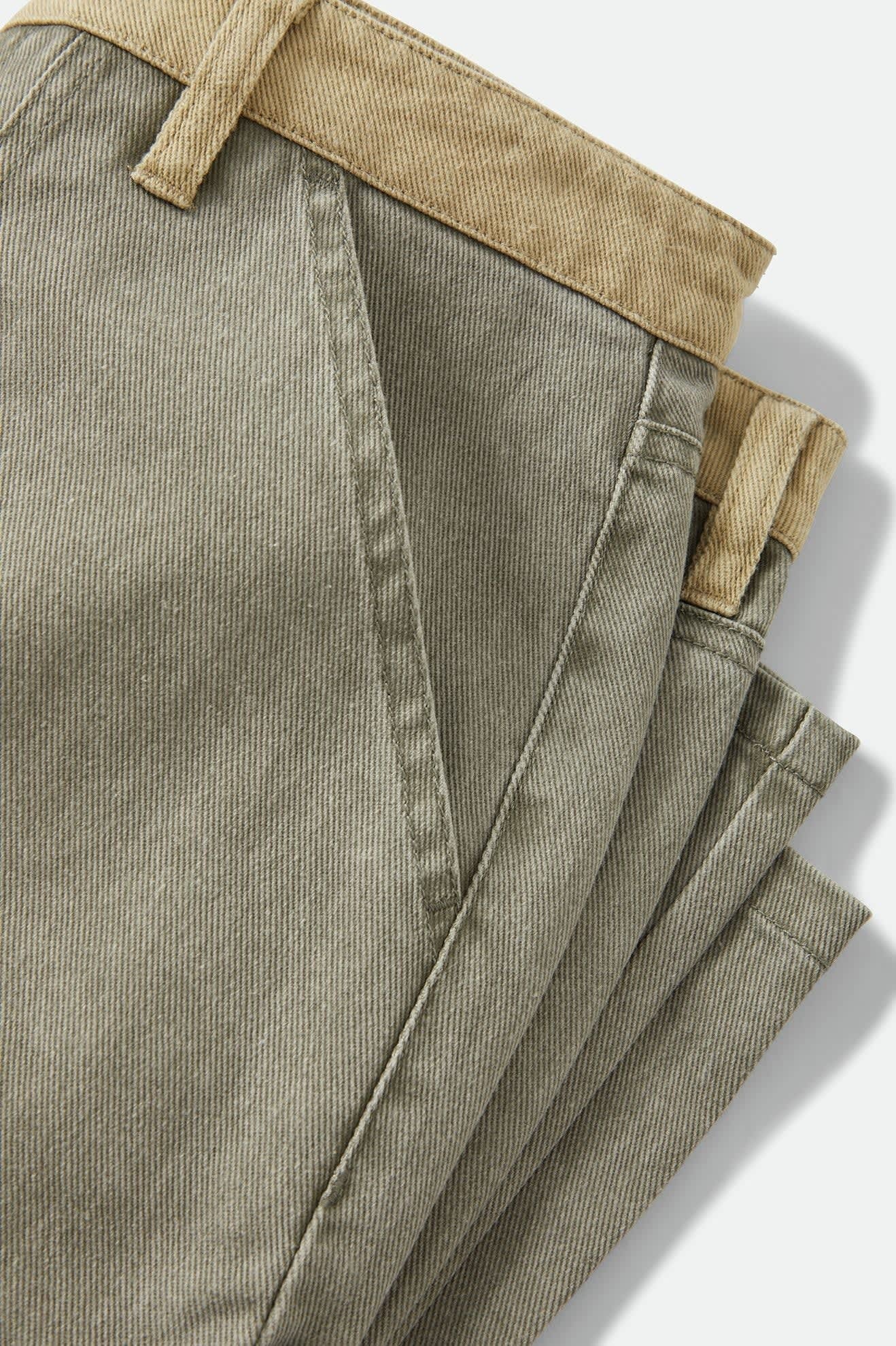 Essex Patchwork Painter Pant - Vintage Olive Patchwork