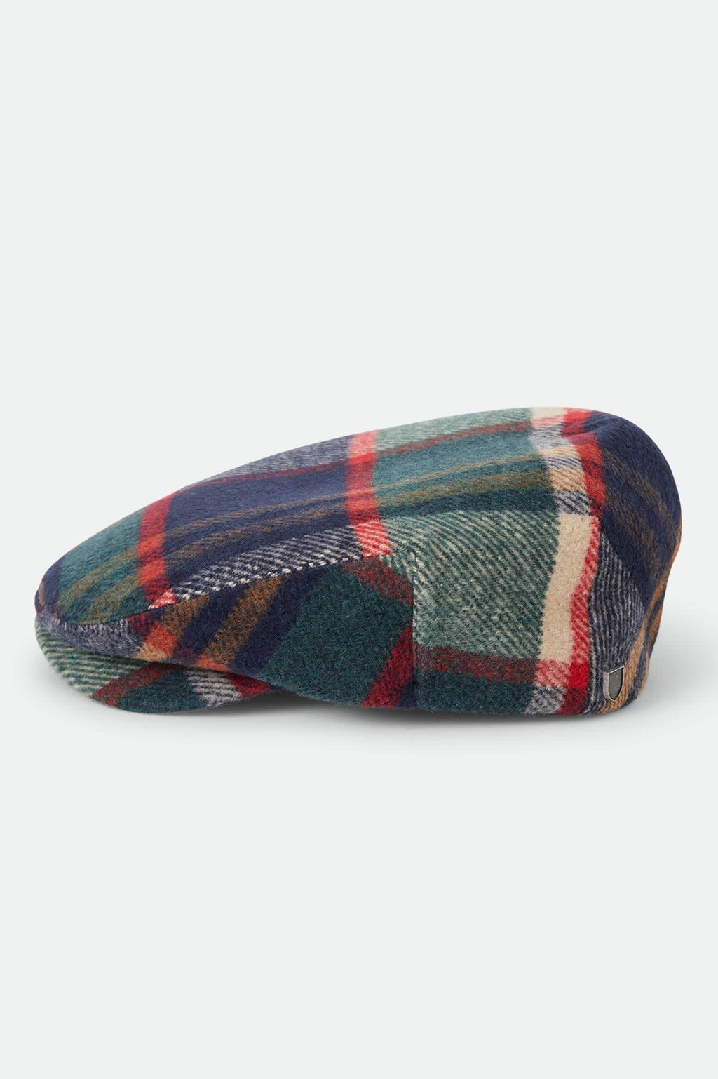 Hooligan Flat Cap - Navy/Green/Red/Cream