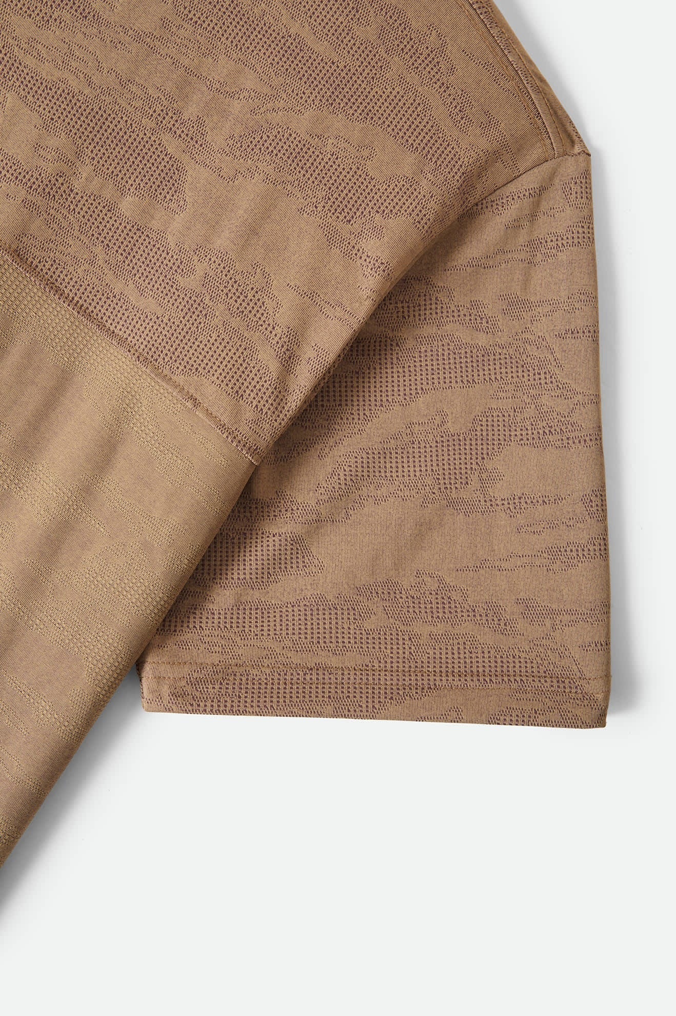 Journey Short Sleeve Henley - Desert Tiger Camo