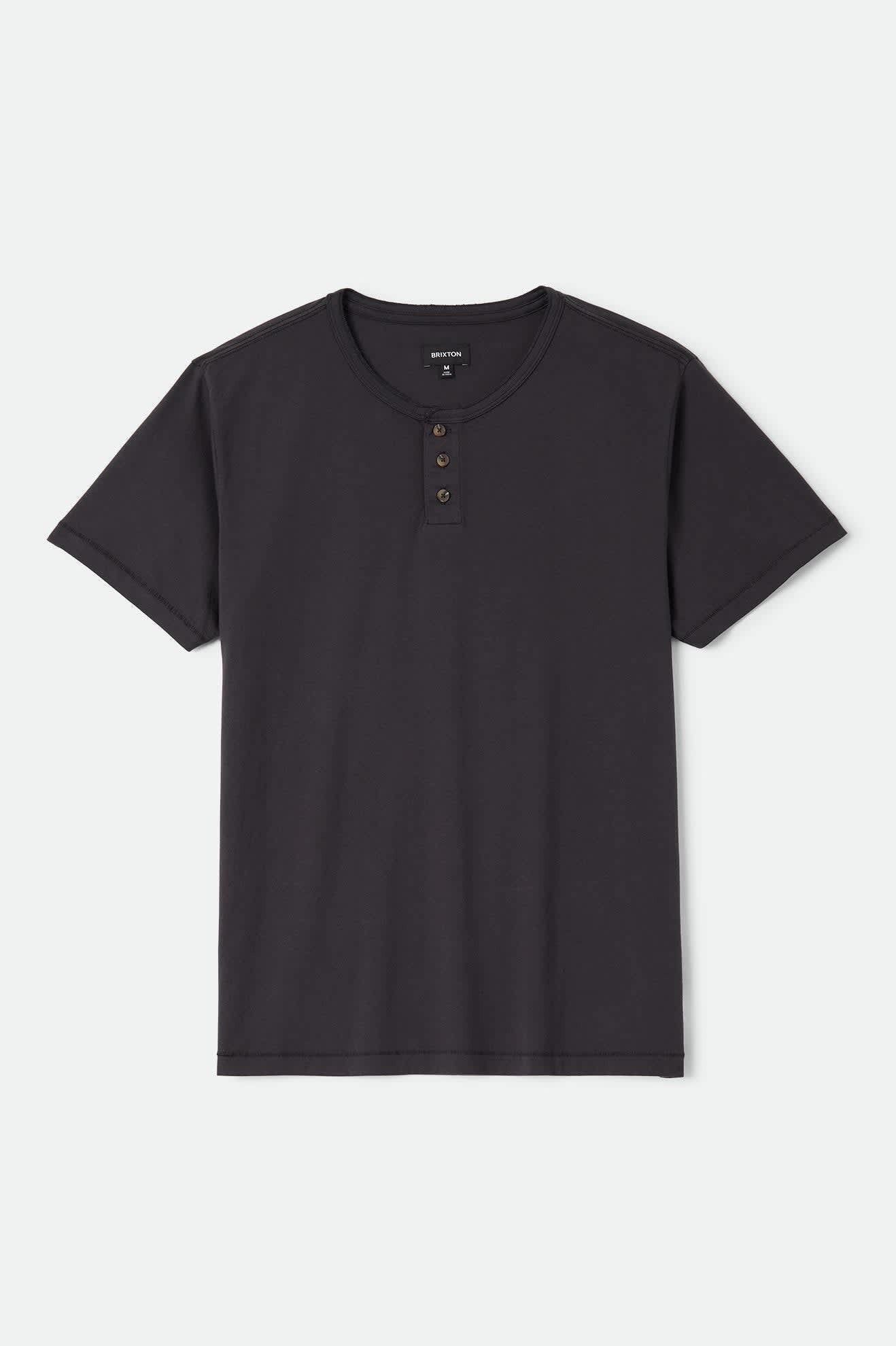 Brixton Baseline Henley T-Shirt - Black