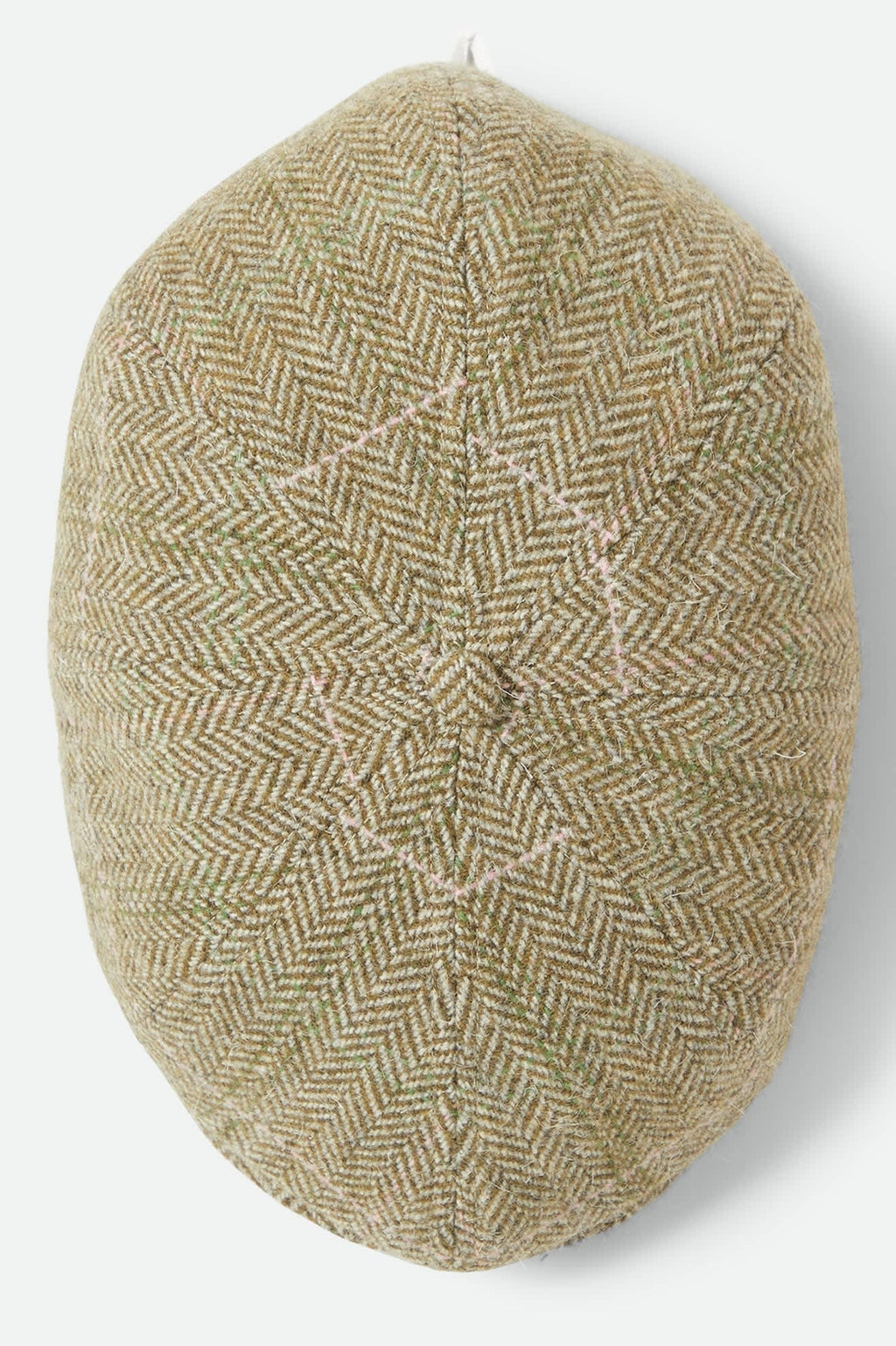 Brood Lightweight Newsboy Cap - Sublime Green Houndstooth