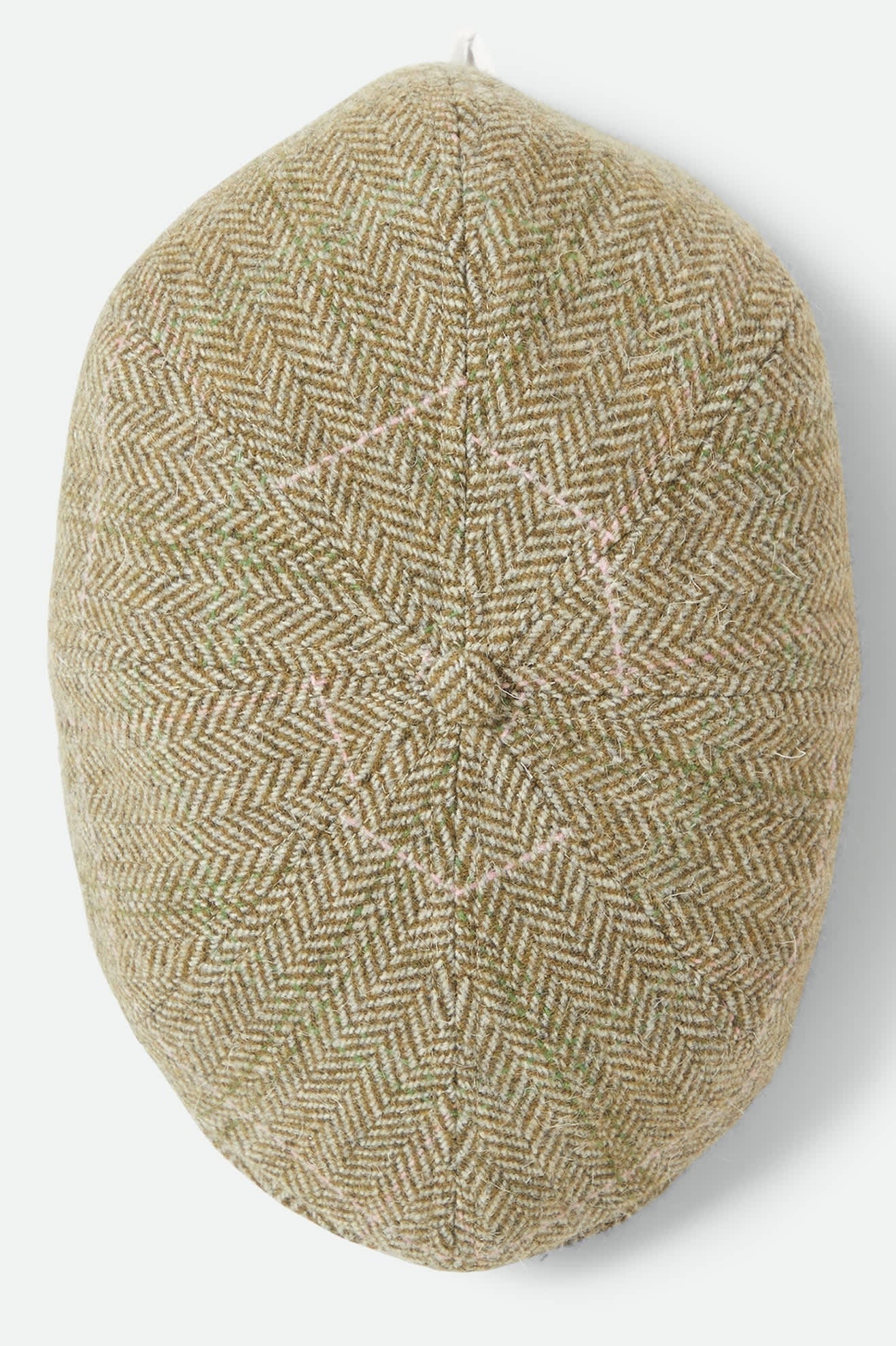 Brood Lightweight Newsboy Cap - Sublime Green Houndstooth