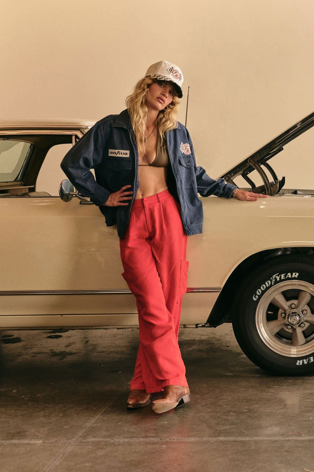 Goodyear Speedway Snapback - Off White