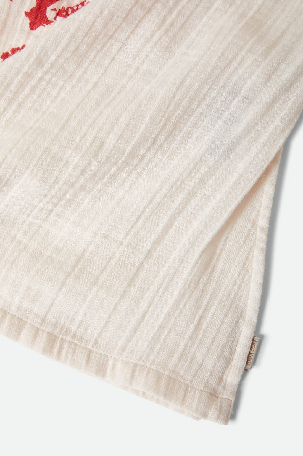 The Lola Tube Top - Off White/Robust Red