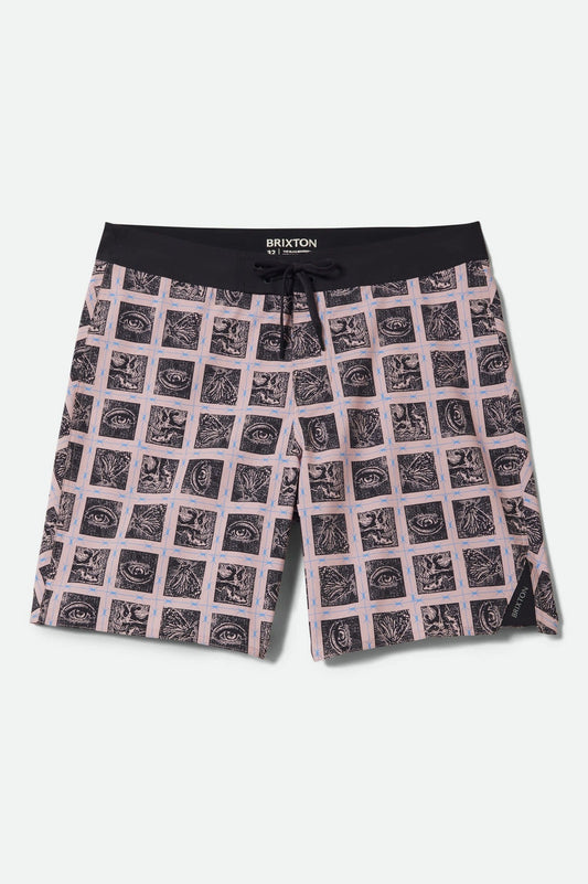 Blitz Boardshort 19" - Silver Pink/Black