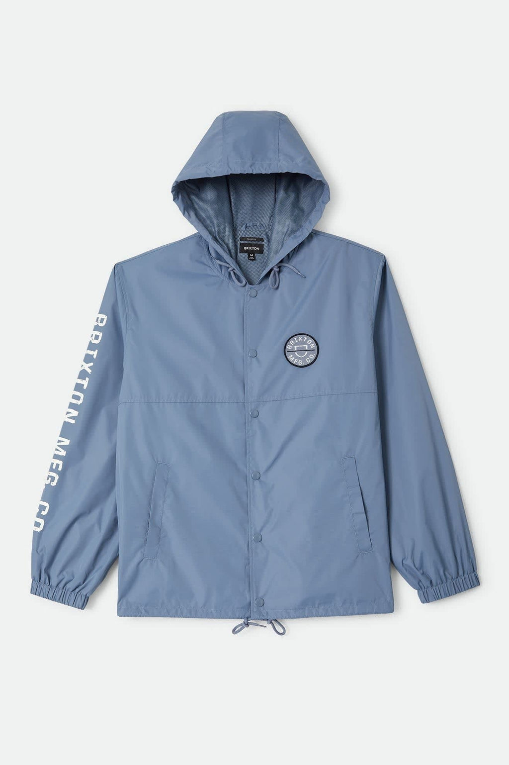 Hooded Claxton Lightweight Jacket - Slate Blue