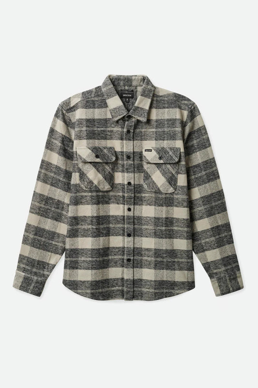 Bowery Heavyweight Flannel - Black/Charcoal