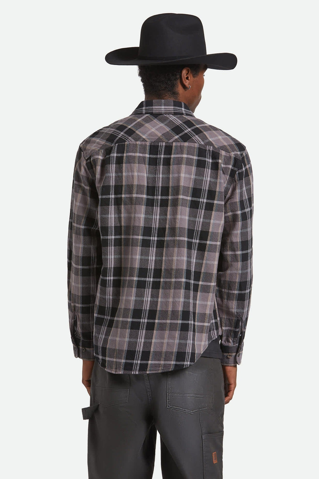 Vintage Wash Flannel - Black/Charcoal Beige/Slate