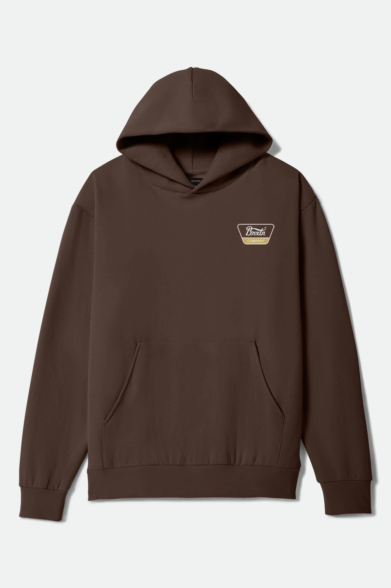 Linwood Hoodie - Brown/White/Sunset