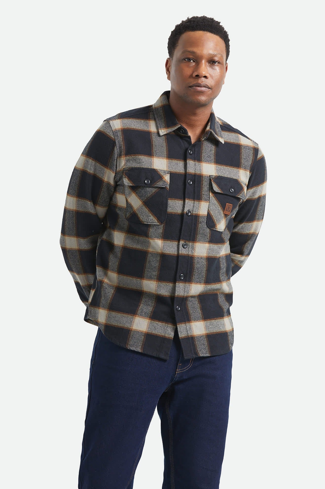 Bowery Heavyweight Flannel - Black/Cream