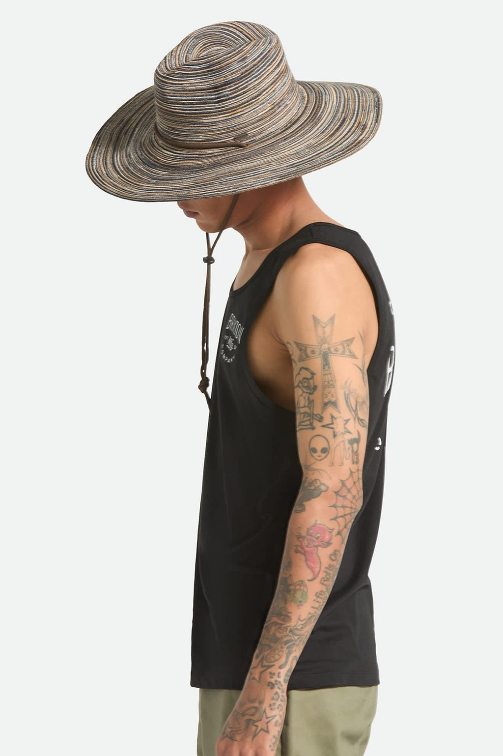 Mitch Packable Sun Hat - Brown