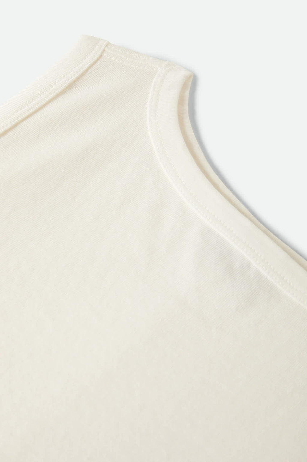 Carefree Organic Garment Dye Cropped Tank - Off White