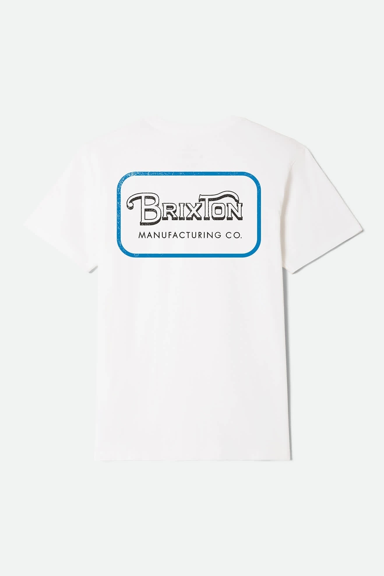 Grade Short Sleeve Standard T-Shirt - White/Washed Black/Medium Blue
