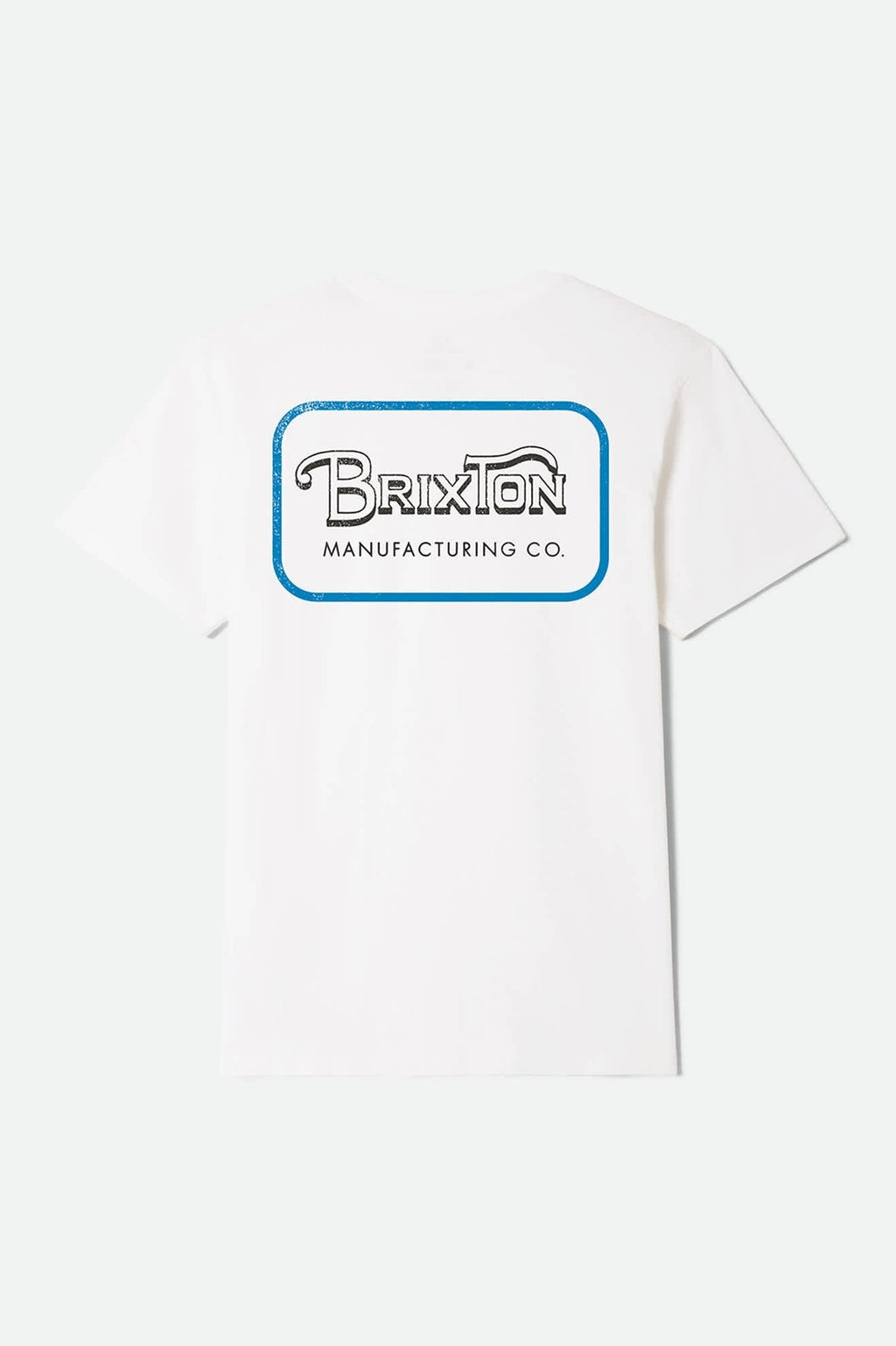 Grade Short Sleeve Standard T-Shirt - White/Washed Black/Medium Blue