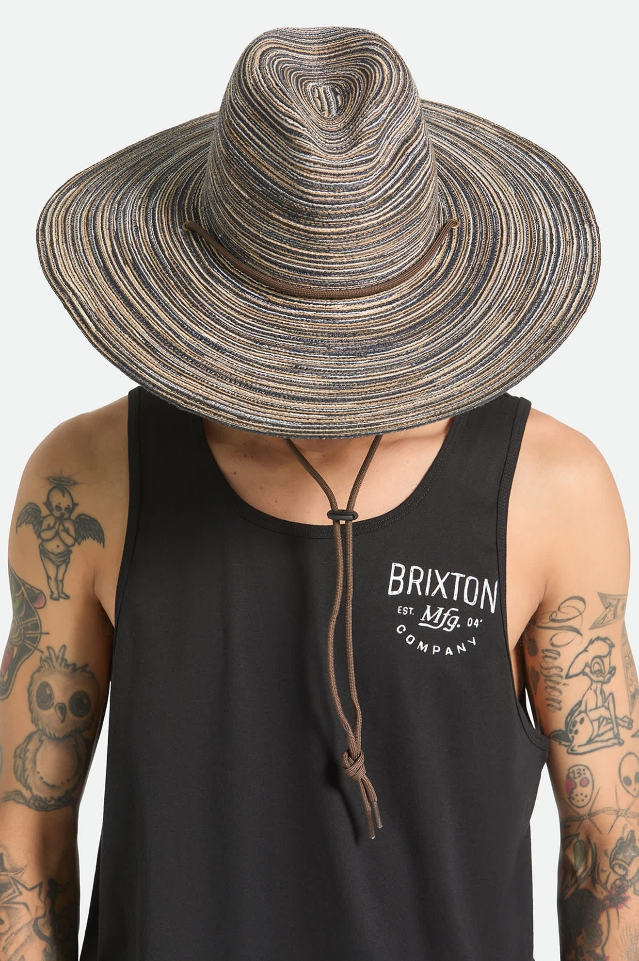 Mitch Packable Sun Hat - Brown