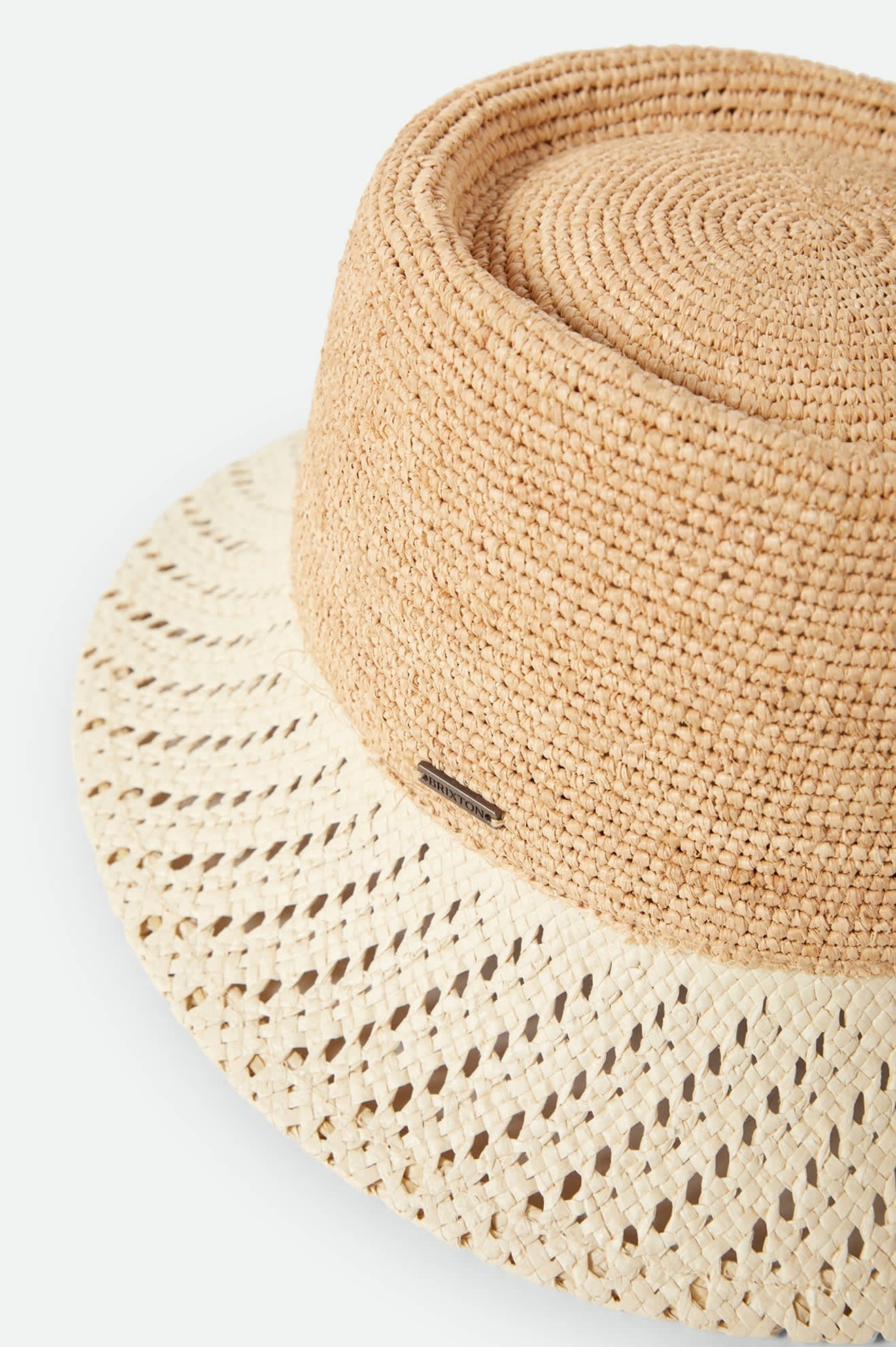 Ellee Festival Straw Bucket Hat - Natural/Natural