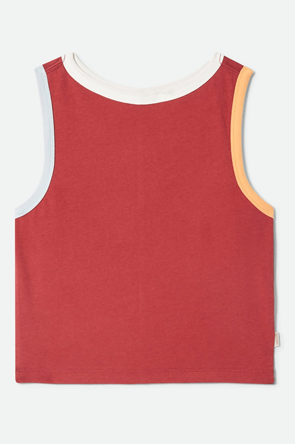 Carefree Organic Garment Dye Cropped Tank - Robust Red