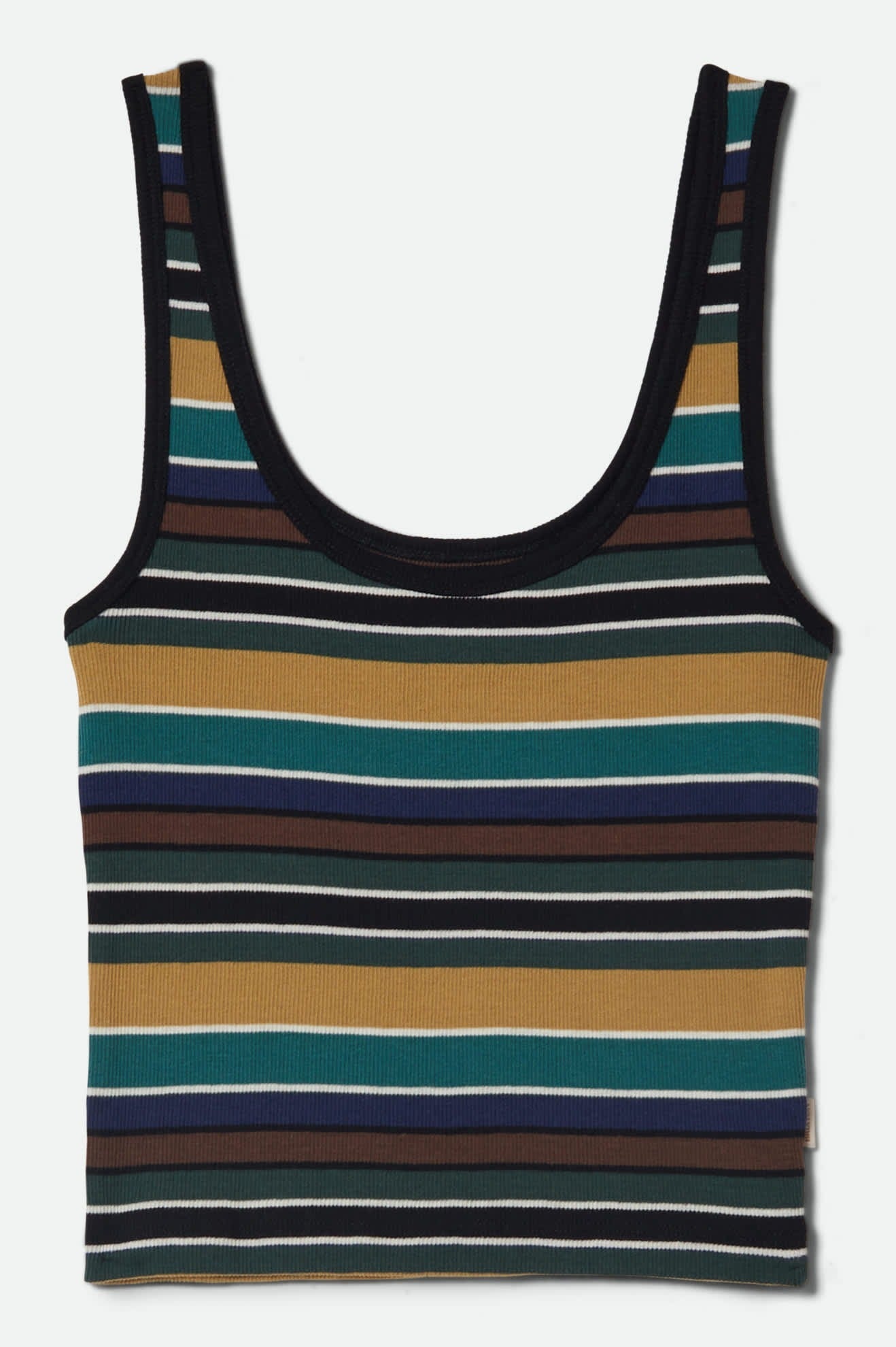 Ringer Organic A-Tank - Multi Retro Stripe