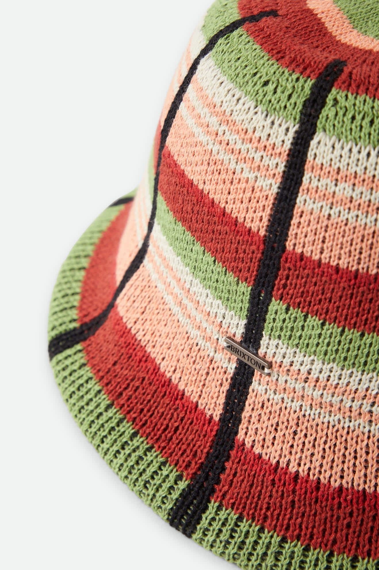 Redding Knit Packable Hat - Peach Cobbler Multi Stripe
