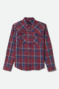 Waylon Lightweight Overshirt - Denim Plaid