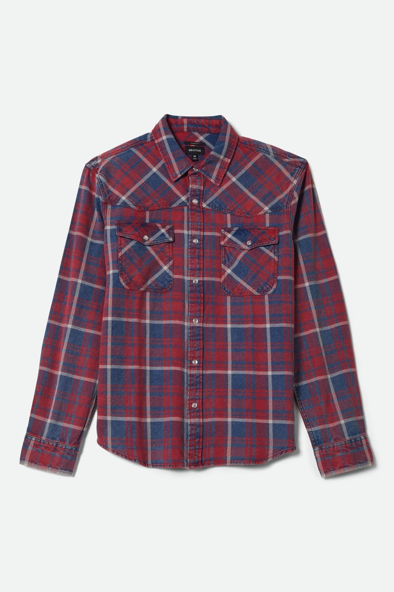 Waylon Lightweight Overshirt - Denim Plaid