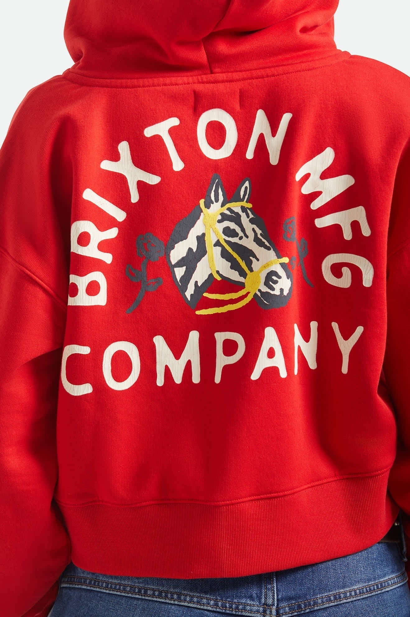 Trophy Horse Cropped Zip Hood - Adrenaline Rush