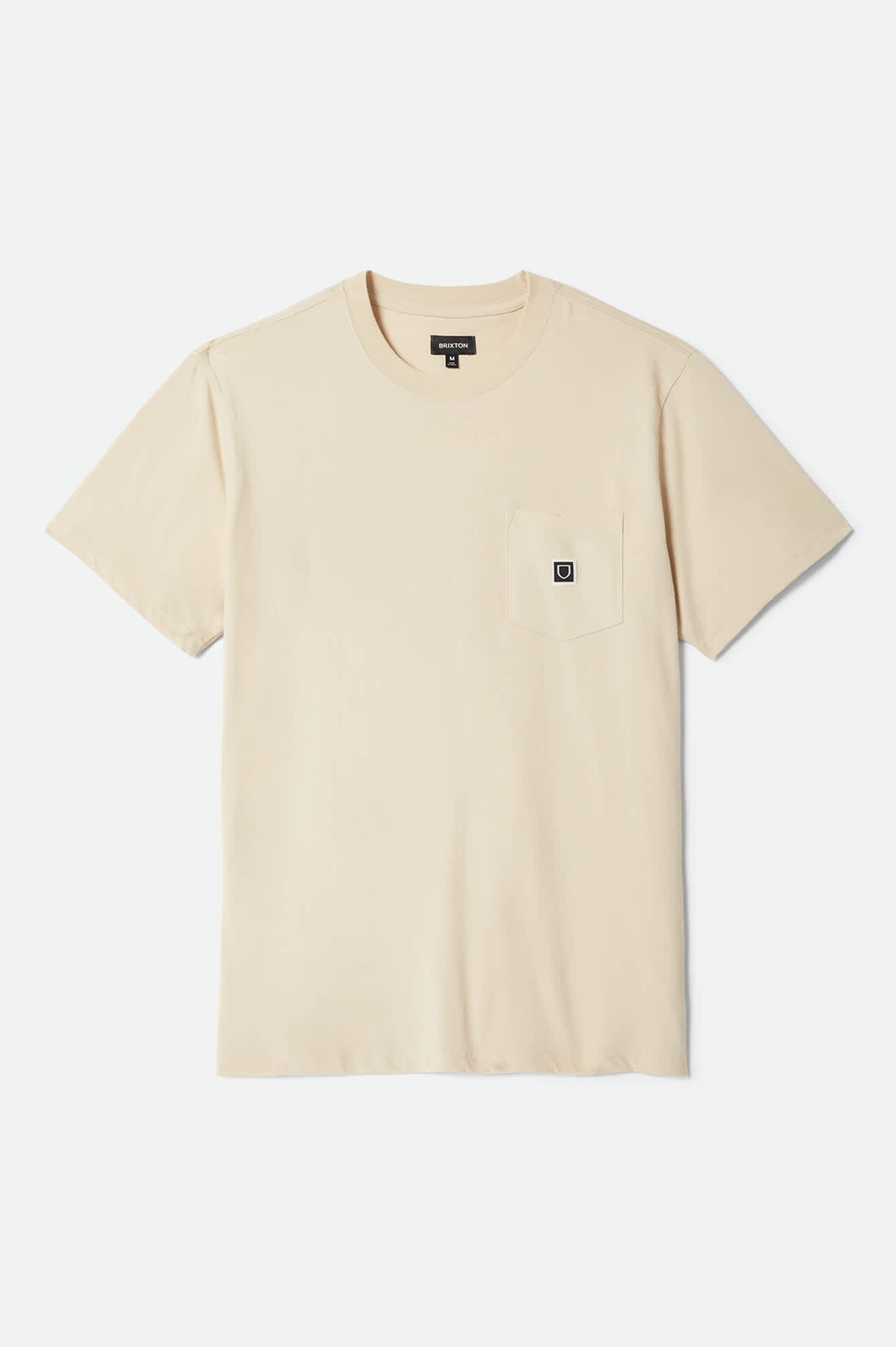 Beta Sheild Short Sleeve Pocket T-Shirt - Cream