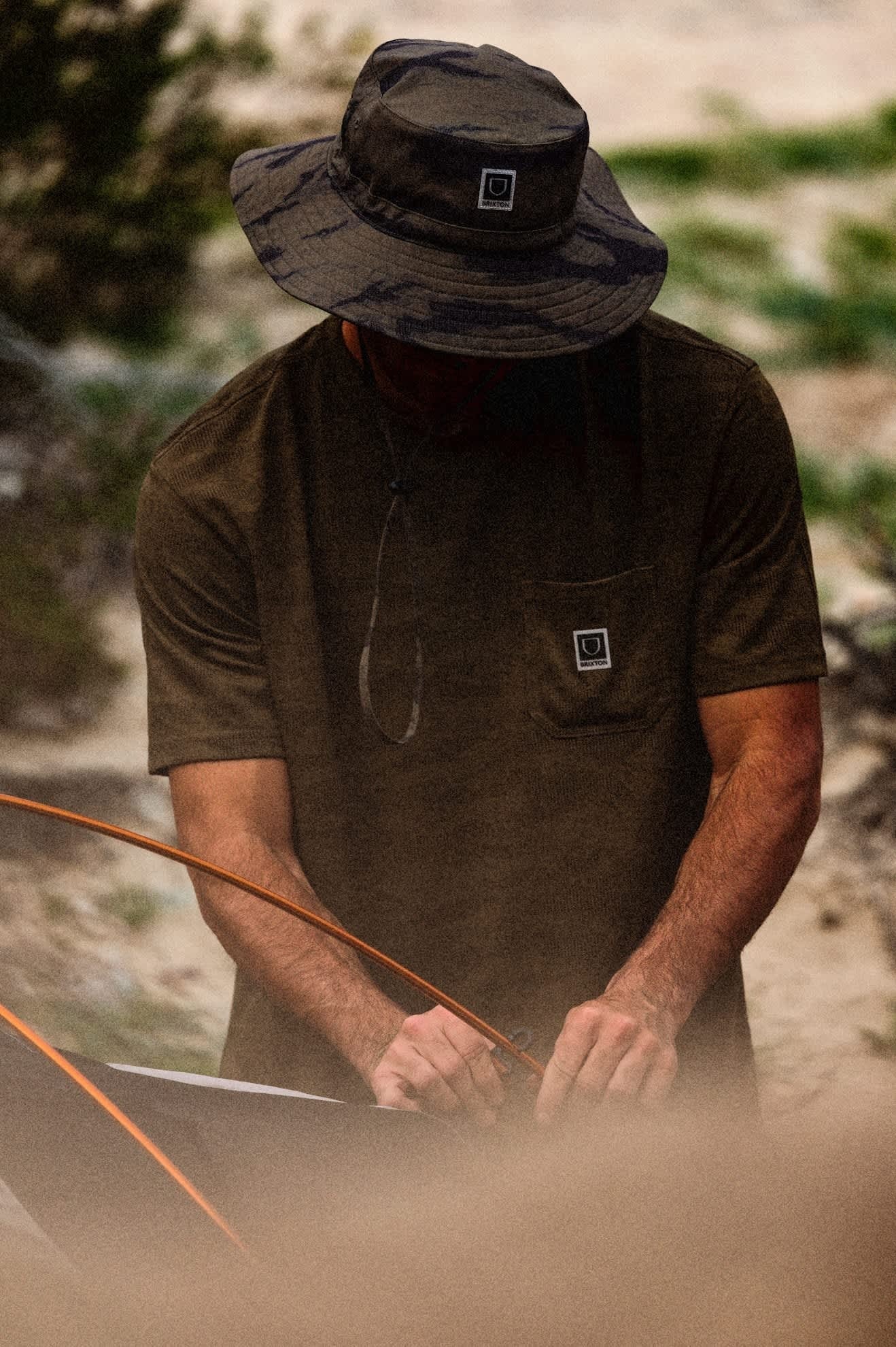 Journey Boonie Hat - Olive Tiger Camo