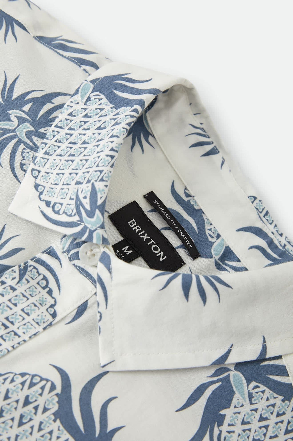 Charter Print Shirt - Off White Pineapple