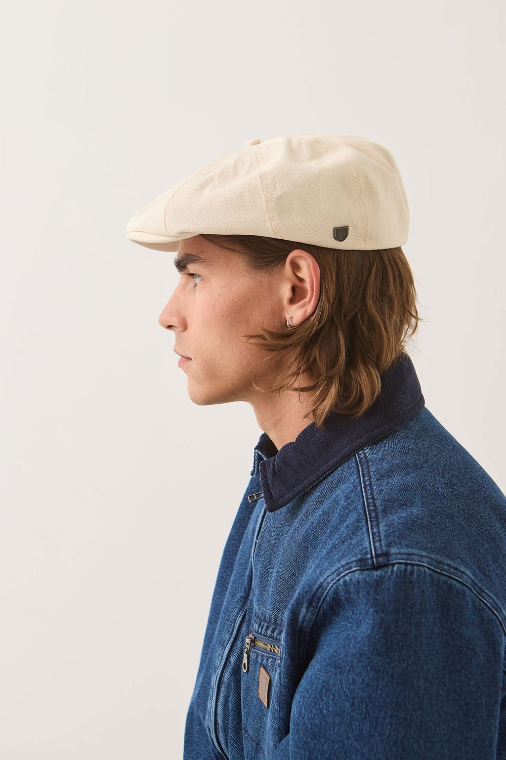 Brood Newsboy Cap - Egret White