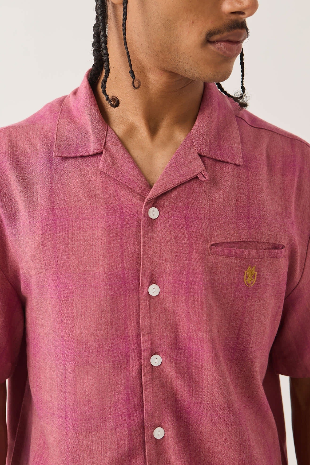 Century Shirt - Pink Shadow Plaid