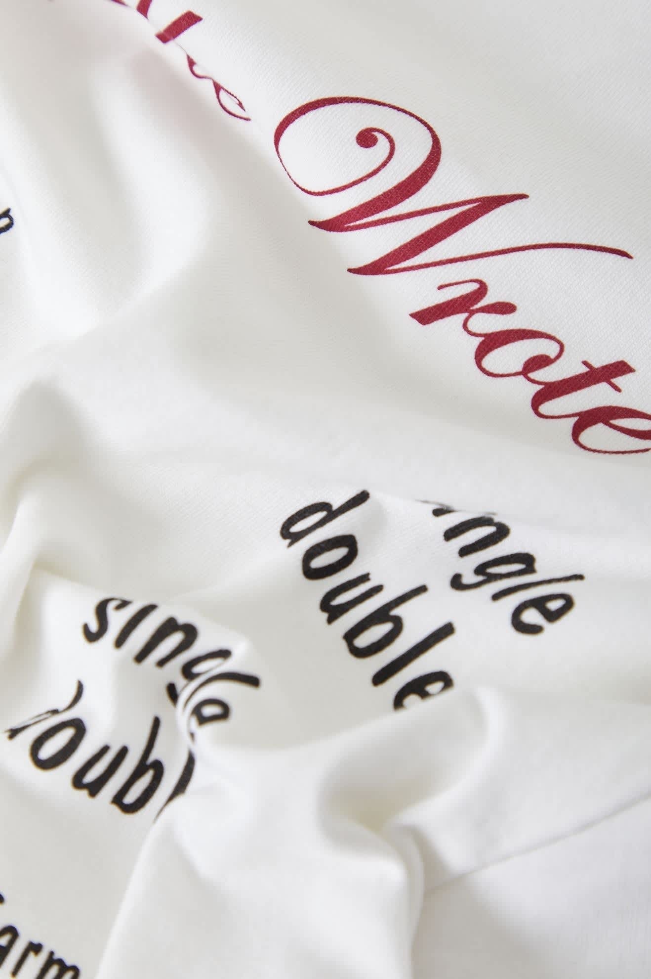 Burger She Wrote Pocket T-Shirt - White