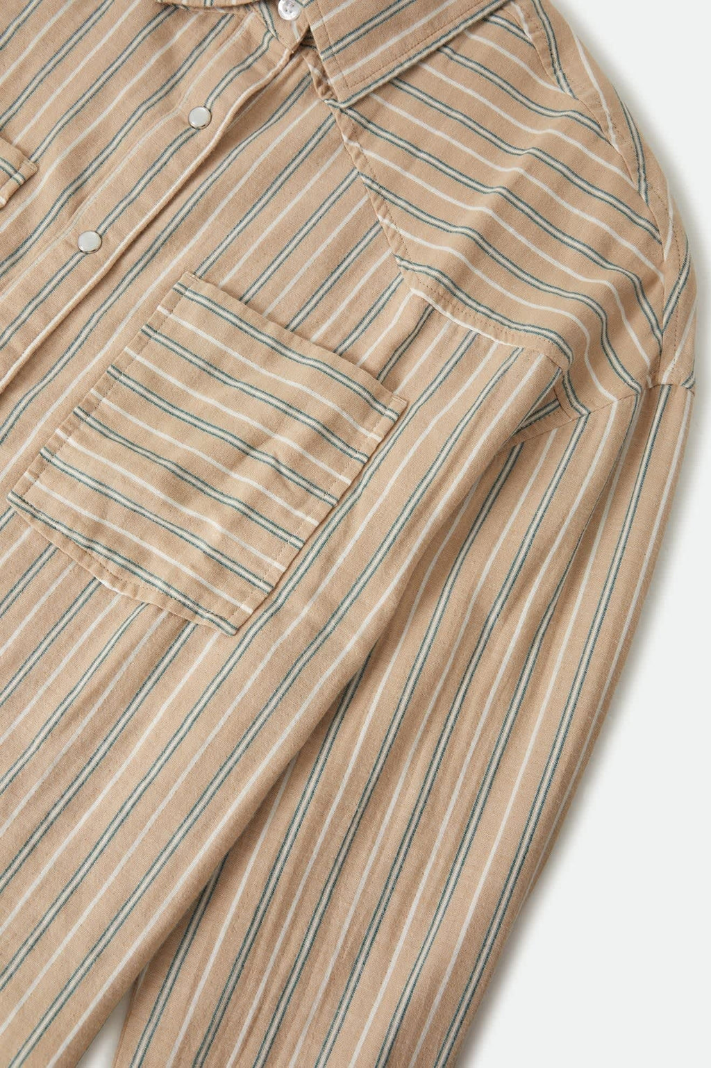 Wayne Women's Shirt - Sand Stripe