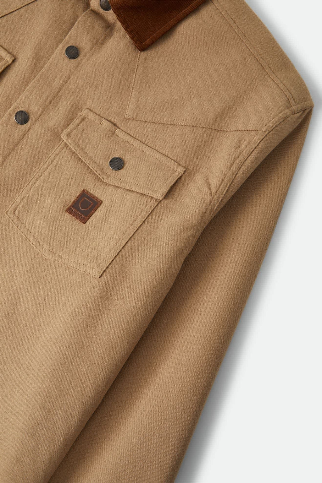 Bowery Builders Ranch Performance Flannel - Khaki/Brown