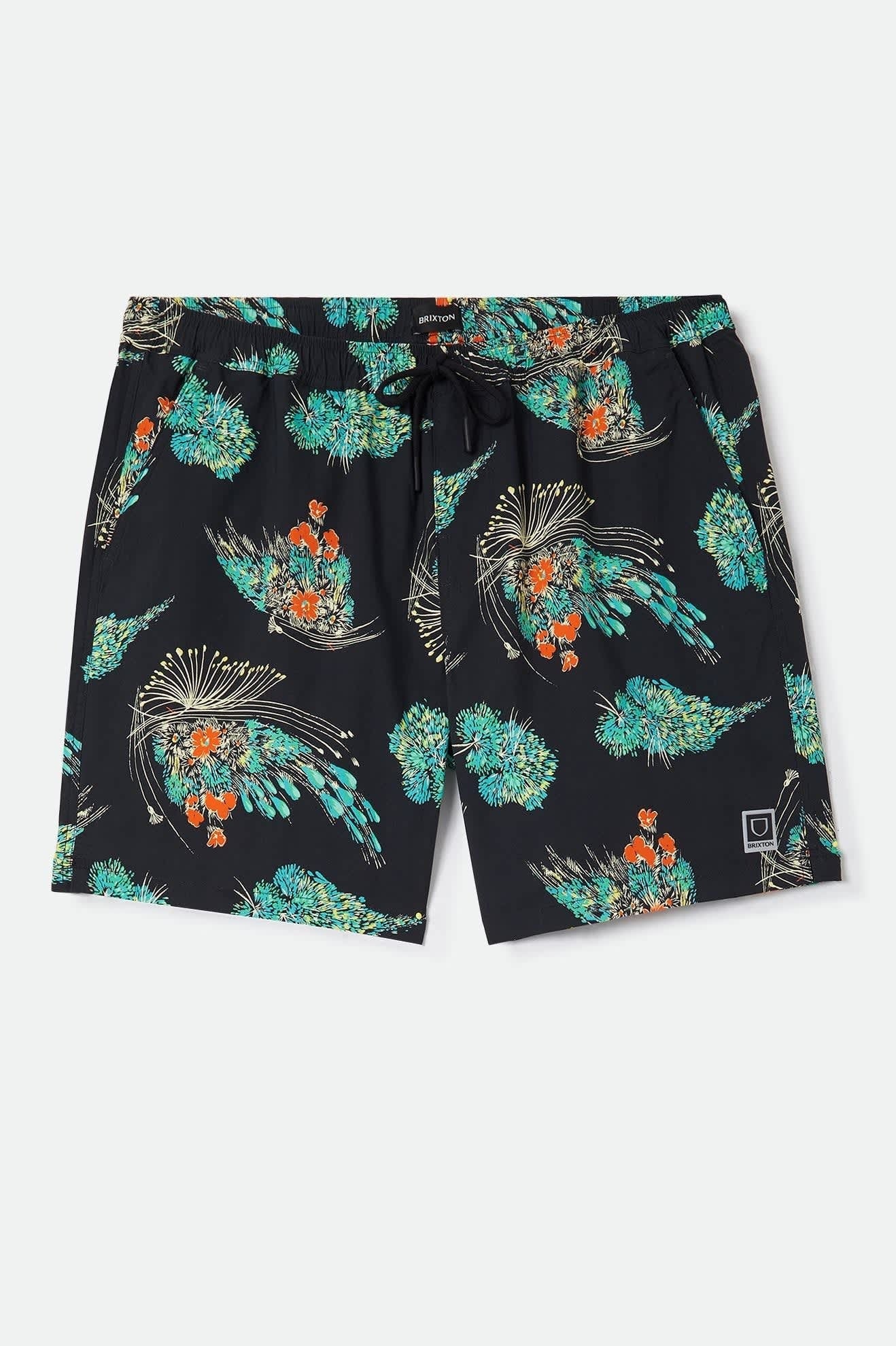 Everyday Stretch Hybrid Short 7" - Black Floral