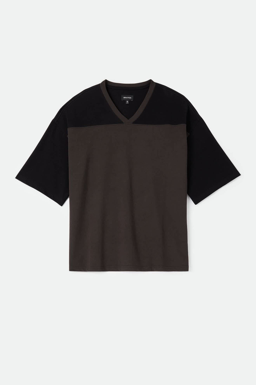 Brixton Football T-Shirt - Black/Washed Black