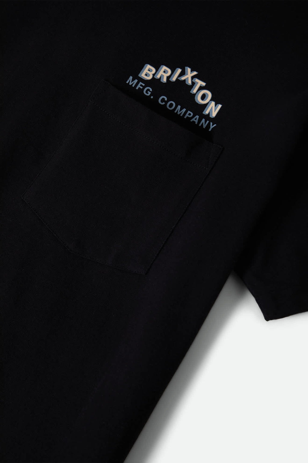 Roman Short Sleeve Pocket T-Shirt - Black