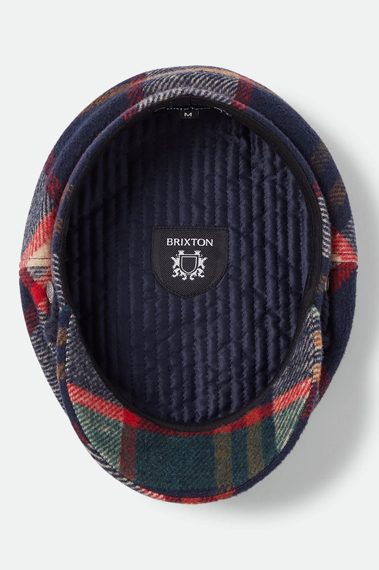 Fiddler Fisherman Cap - Navy/Green/Red/Cream