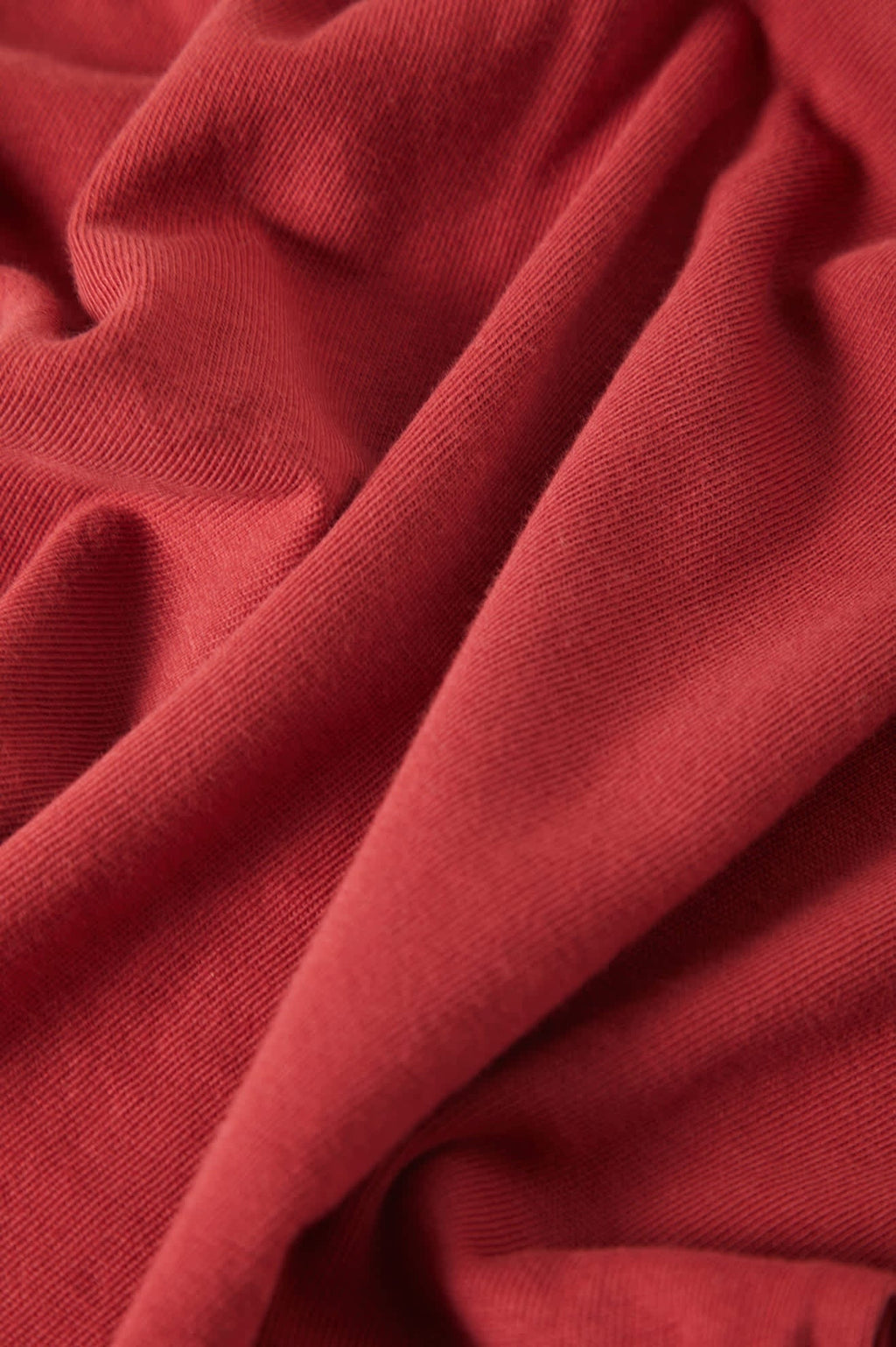 Carefree Organic Garment Dye Cropped Tank - Robust Red