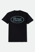 Parsons Short Sleeve Standard T-Shirt - Black/Jade