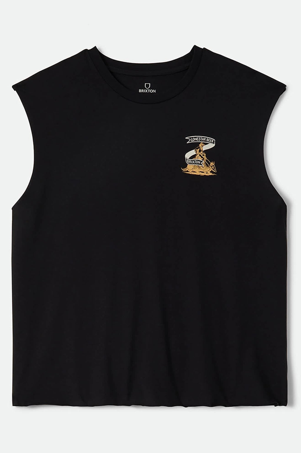 Lone Star Armadillo Muscle T-Shirt - Black