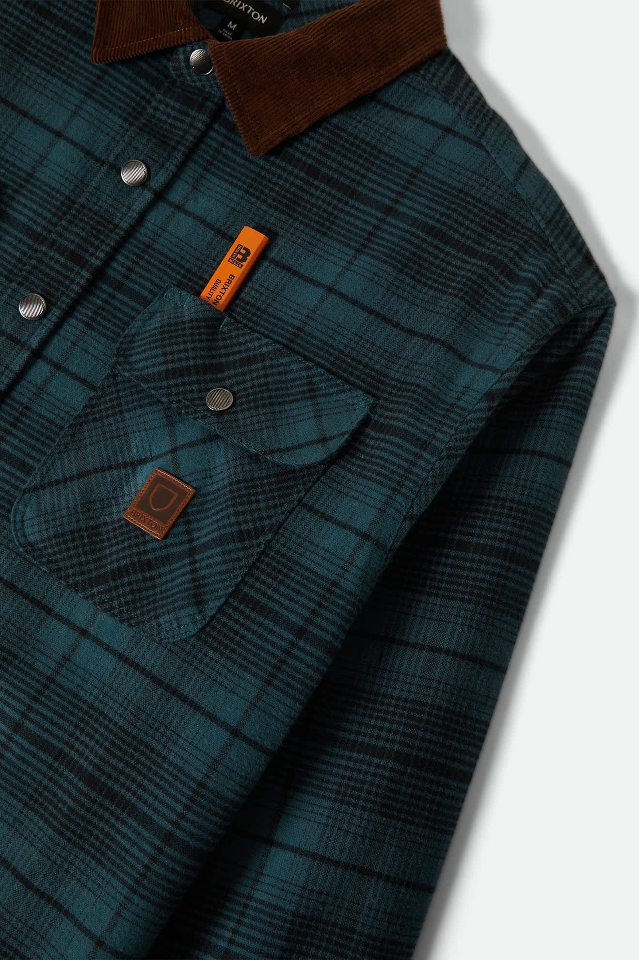 Builders Bowery Performance Flannel - Night Sage/Black