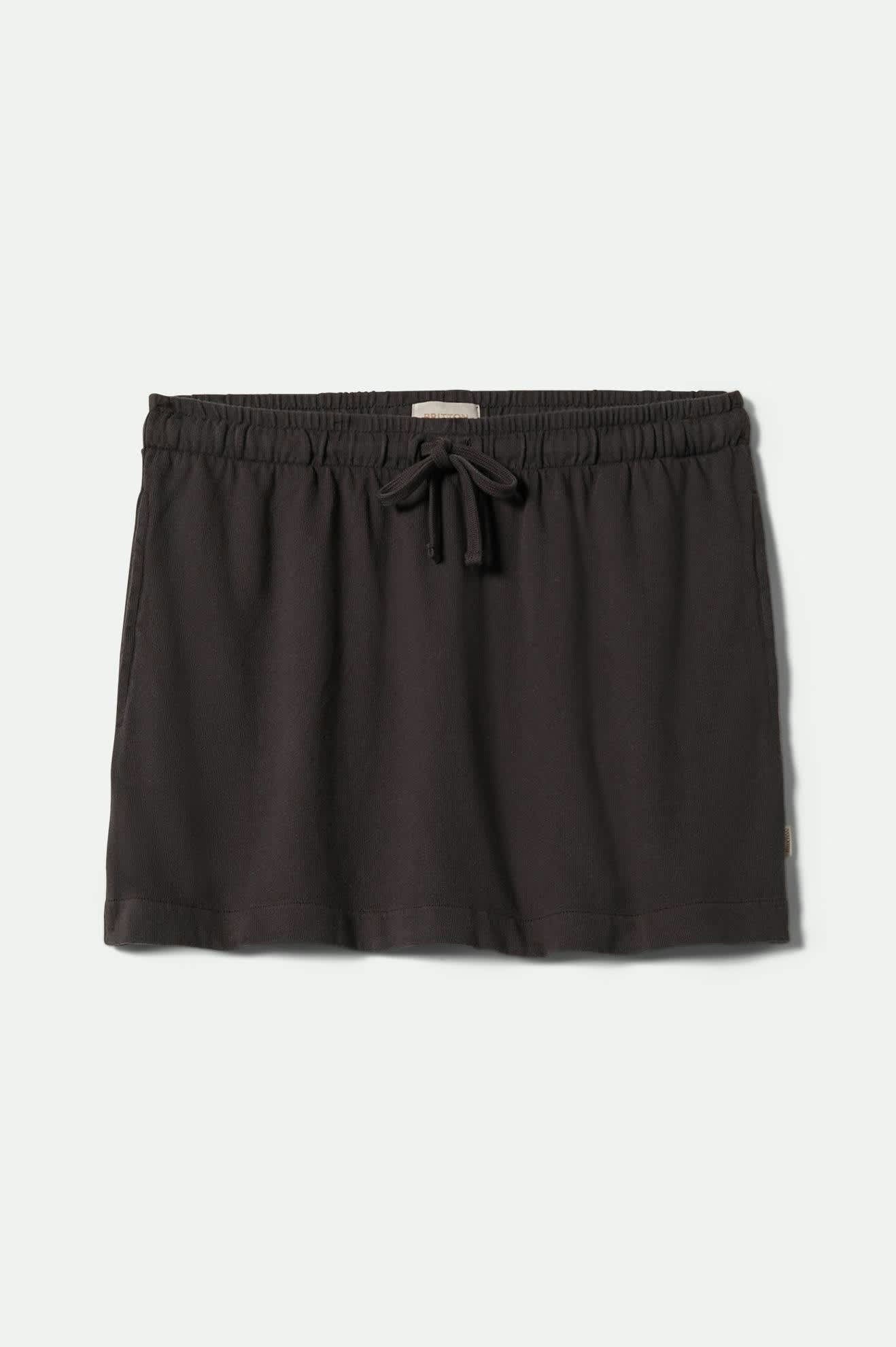 Carefree Organic Garment Dye Lounge Skirt - Black