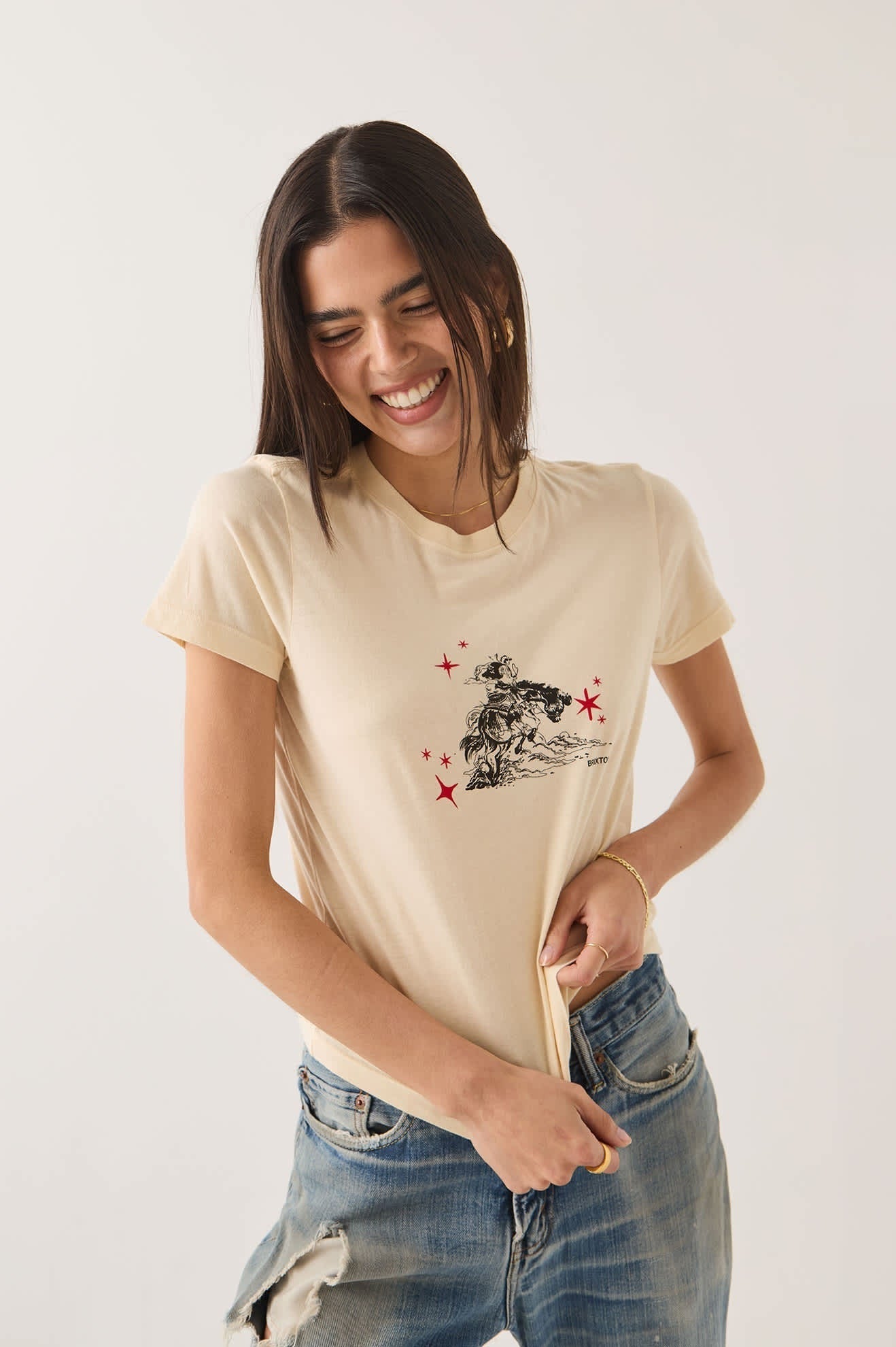 Mid Century Ranch Slim Crew T-Shirt - Whitecap