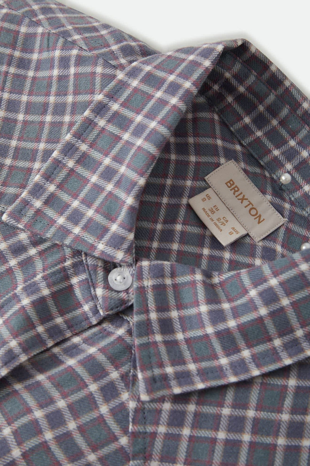Wayne Women's Shirt - Soft Navy Plaid