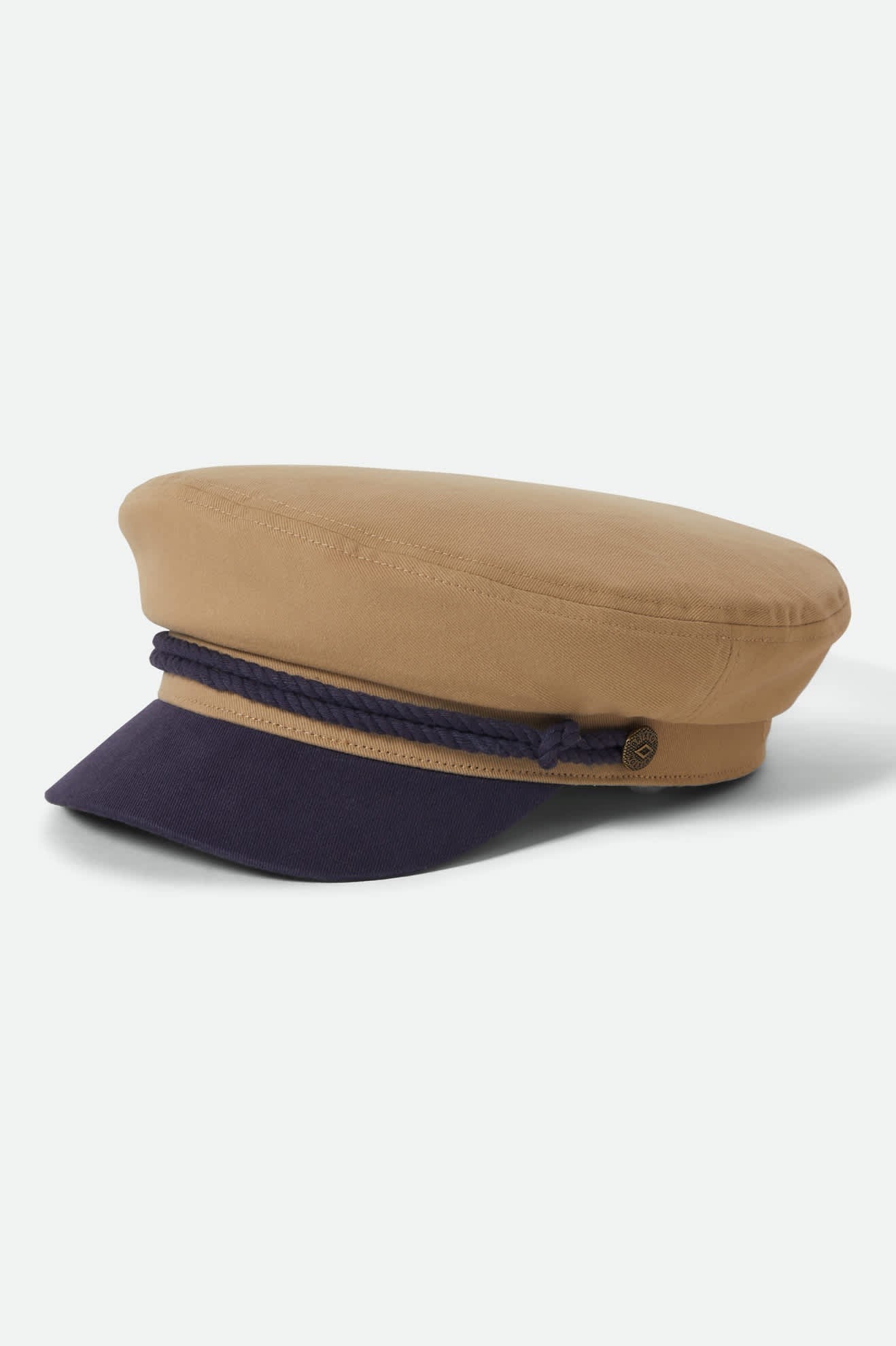 Fiddler Fisherman Cap - Sand/Washed Navy