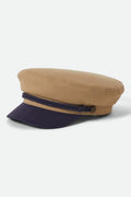 Fiddler Fisherman Cap - Sand/Washed Navy