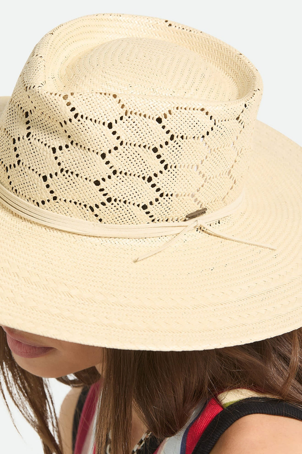 Porto Straw Fedora - Natural