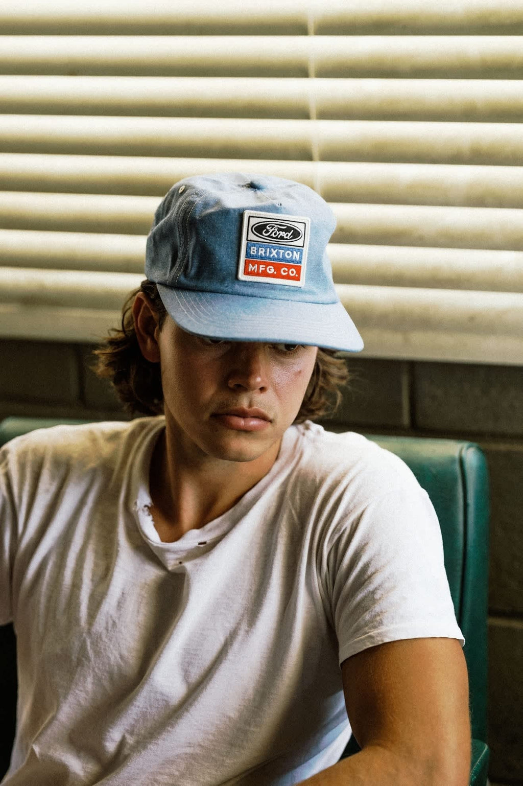 Ford Service Dept Snapback - Blue Chambray