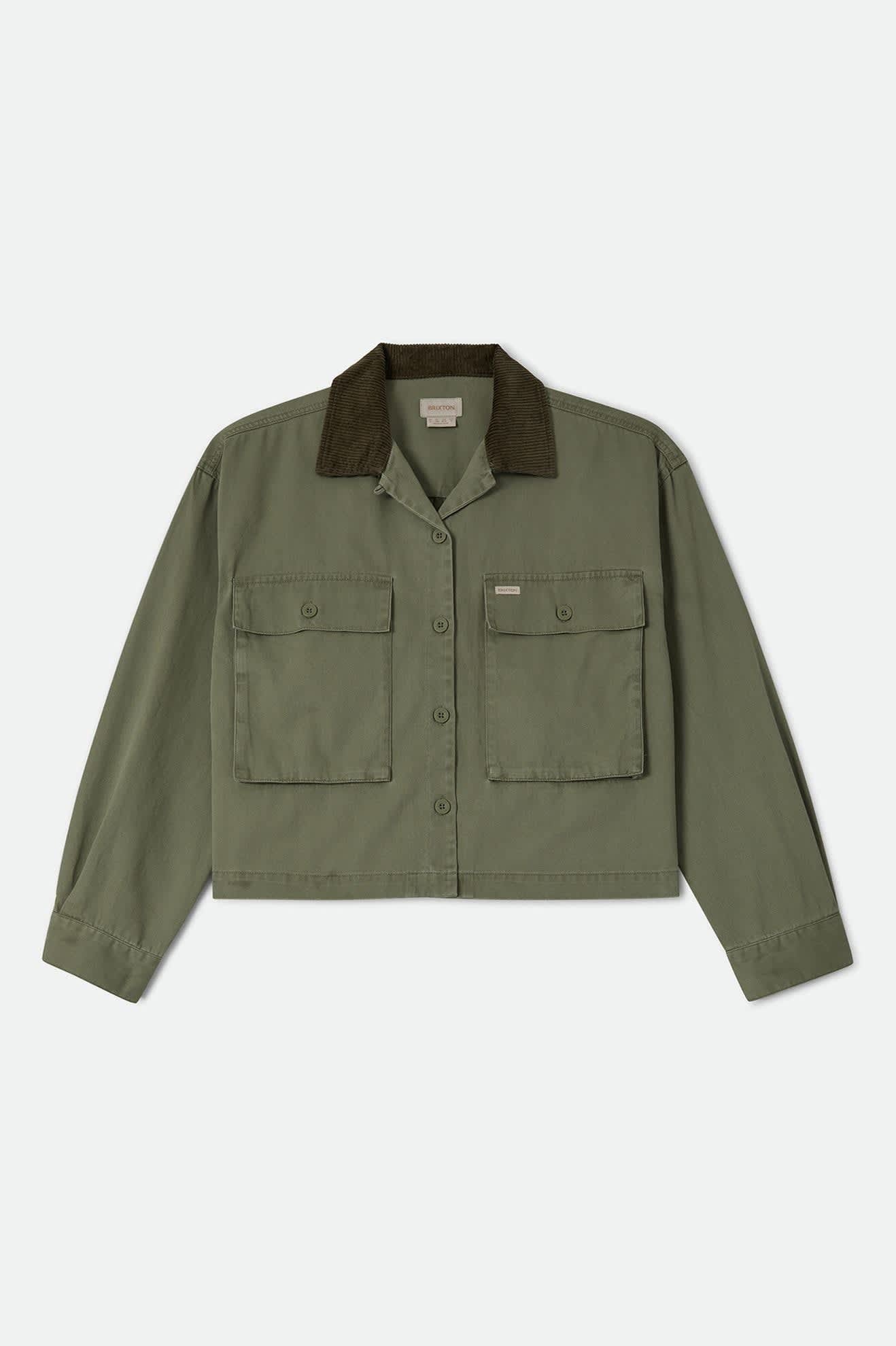 Utopia Overshirt - Washed Olive Surplus